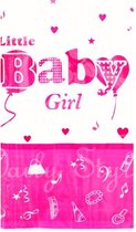 Tafelkleed Baby Girl - Gender Reveal - roze - baby girl tafelkleed roze