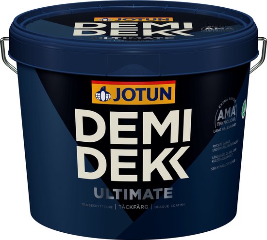 Jotun Demidekk Ultimate Täckfärg - 3 liter - RAL9005 - zwart