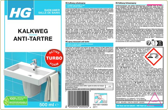 HG Kalkweg Schaumspray | Das Effektive Antikalk Spray Für Ihr Sanitär