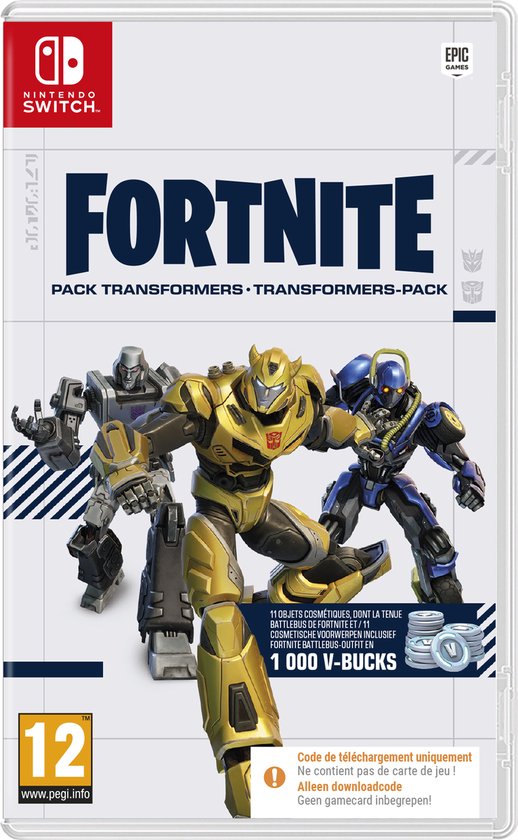 Fortnite: Transformers Pack (Code in a Box) - Switch | Games | bol