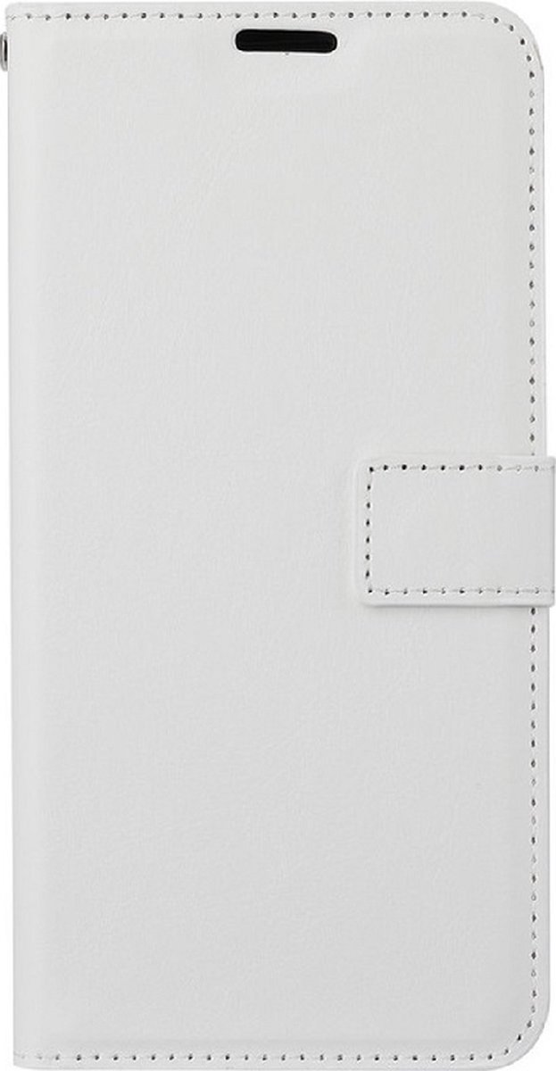 LuxeBass Hoesje geschikt voor Samsung Galaxy S20 Ultra - Bookcase Wit - portemonnee hoesje - telefoonhoes - gsm hoes - telefoonhoesjes