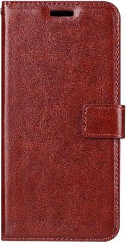 LuxeBass Étui adapté pour Huawei P40 - Bookcase Marron - étui portefeuille - étui de téléphone - étui de téléphone portable - étuis de téléphone