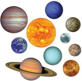 Décorations planètes 20 pièces - Décorations spatiales - Décoration Voyage spatial - Anniversaire à Thema - Décorations fête à thème