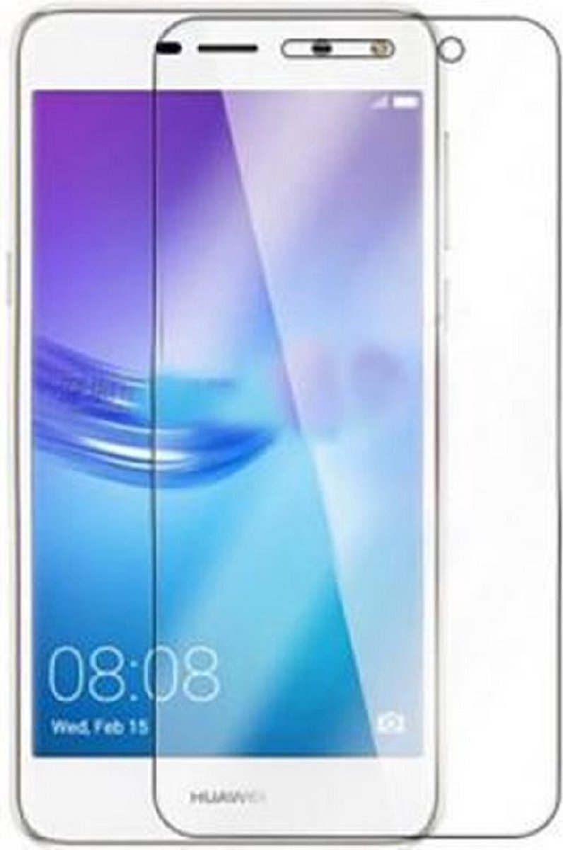LuxeBass Tempered screenprotector geschikt voor Huawei Y7 (2017) - beeldscherm - scherm - tempered glas