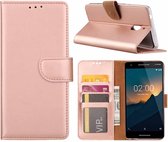 LuxeBass Case compatible avec Nokia 2.1 - Book case with card slots - Rose Gold mobile phone case - phone case - phone cases