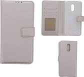 LuxeBass Hoesje geschikt voor OnePlus 7 - Boekhoesje met kaartvakken - Goud gsm hoesje - telefoonhoes - telefoonhoesjes
