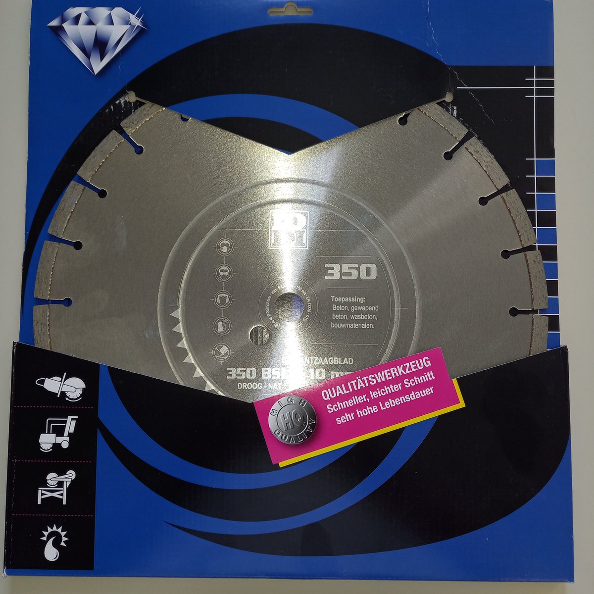 BSL-S - Diamantzaagblad - Universeel - Ø 350mm - asgat 20mm