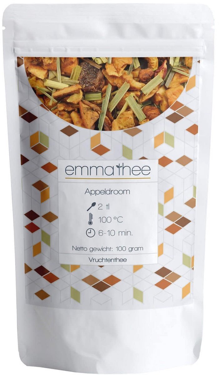 Appeldroom 100 Gram - Losse Thee - Puur & Natuurlijk - Zoet & Fruitig