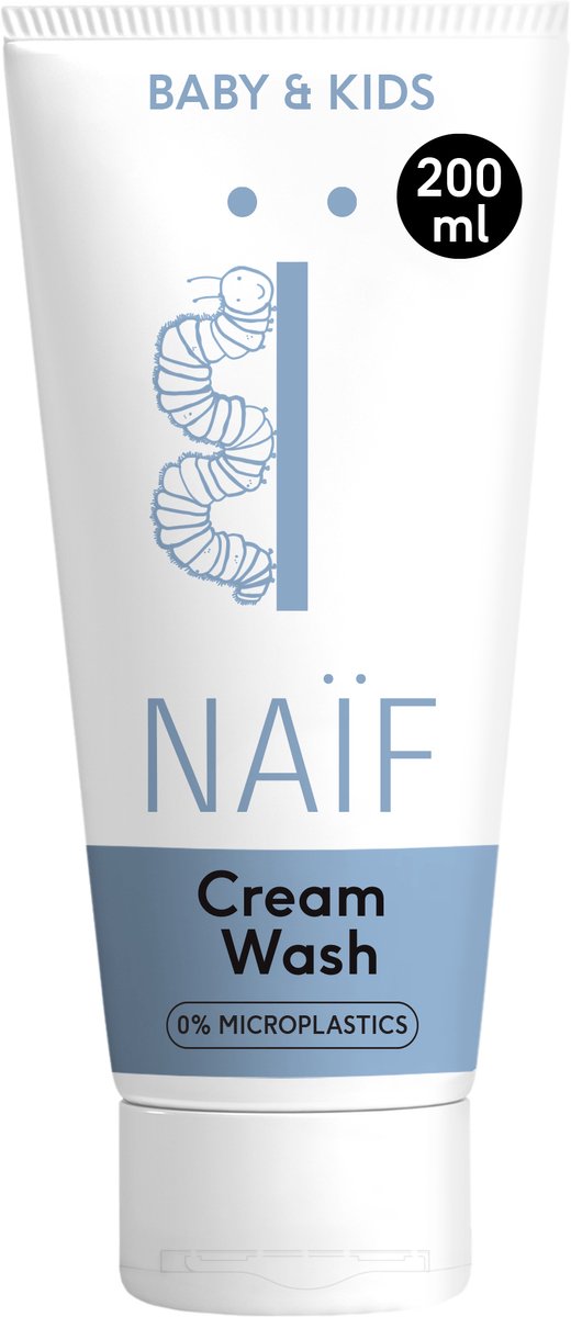 Goedkoopste Naïf - Hydraterende Wascrème - 200ml - Baby's & Kinderen - met Natuurlijke Ingrediënten