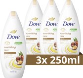 Bol.com Dove Nourishing Care Verzorgende Douchegel - 3 x 250 ml - Voordeelverpakking aanbieding