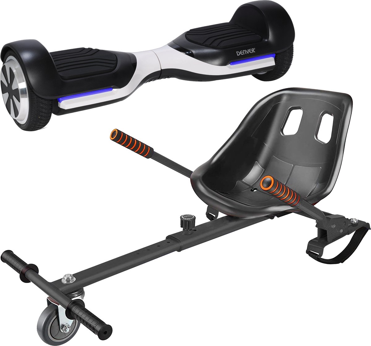 Denver Hoverboard met Hoverkart 700W 15km u 15km Bereik UL2272 Goedgekeurd . bol