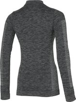 Heatkeeper - Thermoshirt dames - Zwart melange - M - 1-Stuk - Thermo shirt dames lange mouw
