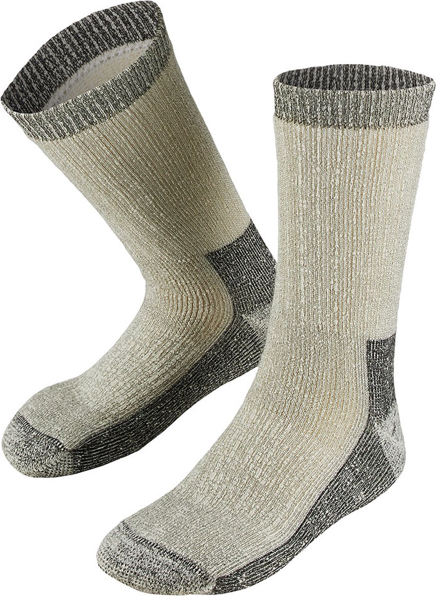 Xtreme Heavy Tracking sokken – Merino Wol 39/42 4-Paar Wandelsokken naadloos Grijs