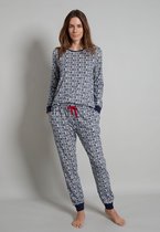 Dames kerstpyjama Tom Tailor - Blauw - Maat - 46