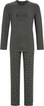 Ringella Pyjama lange broek - 922 Green - maat M (M) - Heren Volwassenen - 100% katoen- 3541221-922-M