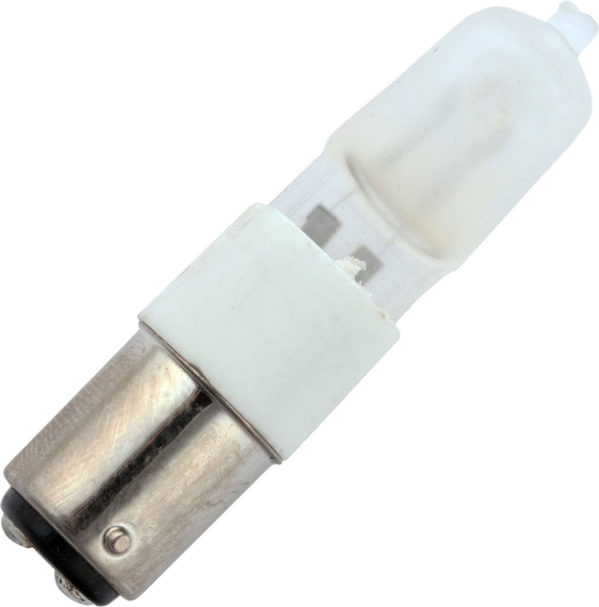 Schiefer Ba15d Halogeen Buislamp - 40W 360lm 230V - T17x60 - Mat