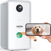 Beveiligingscamera - Huisdier Camera - Babyfoon - Honden Camera - Pet Cam - 1080p Full HD - Wifi - Bluetooth - 2-weg Audio - Nachtmodus - Bewegingsregistratie - Blaf Waarschuwing - Lekkernij Uitgave - Met App - Huisbeveiliging