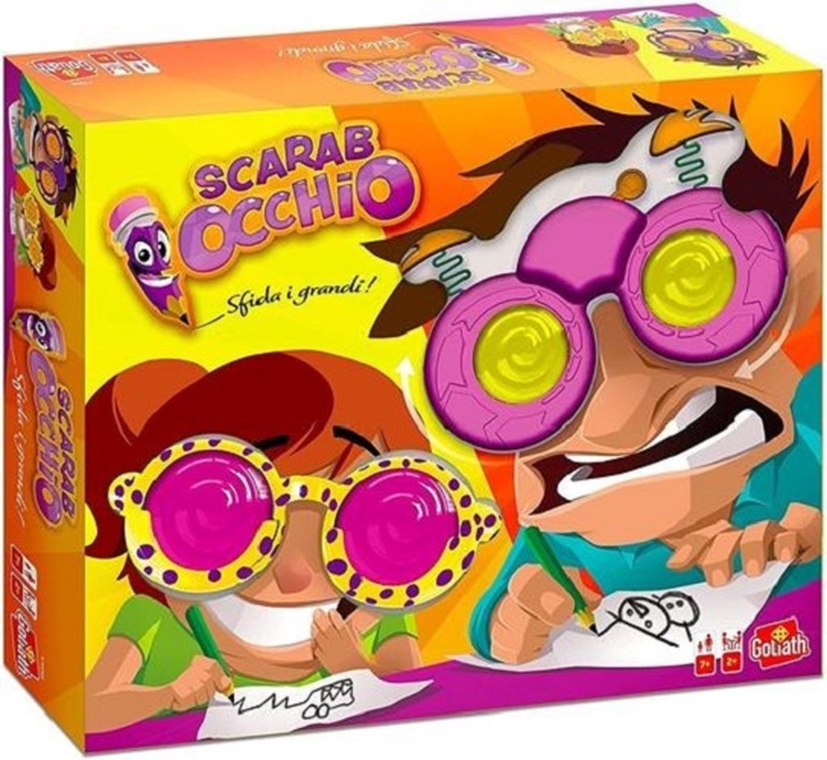 Doodle - Daag de groten uit!.-- BordspelScarabocchio - Sfida I Grandi!. italiaans