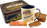 Amsterdam - Mug XL - Boîte à biscuits - Speculoos - Tony chocolonely - Souvenir Amsterdam - Souvenirs Nederland