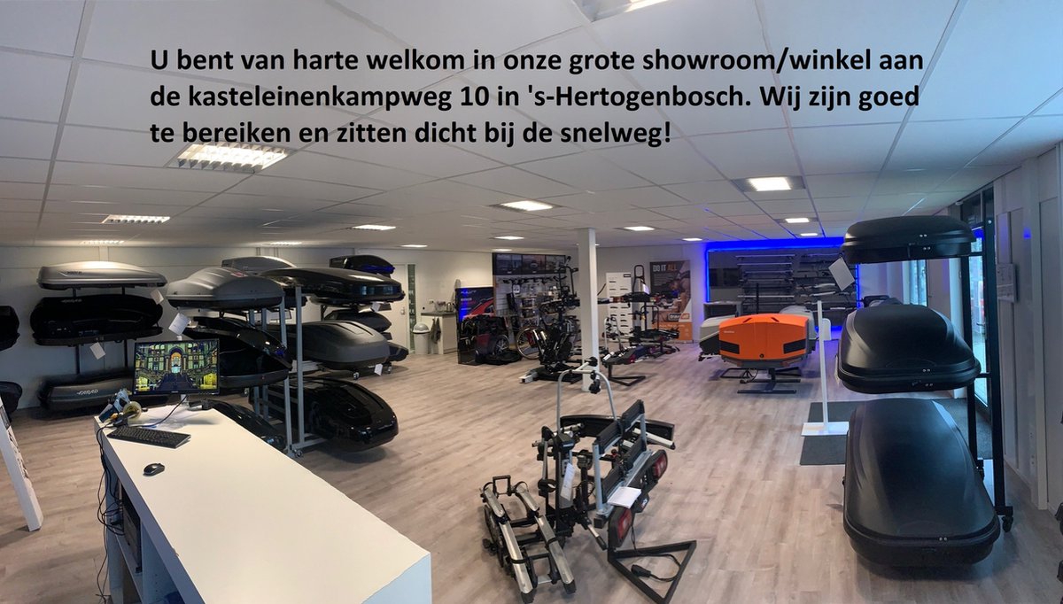 Dakkoffer 500 liter Perfect Fit travelbox Mat zwart – foto 5