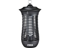 NOVEEN IKN18 - IPX4 Professionele Lampion - Waterdichte Insectenlamp Zonder Chemicaliën – Hangend - Zwart