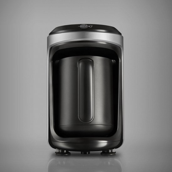 Karaca- Hatir Hup- Antrasit ,KARACA Hatir Hup Turks koffiezetapparaat, antrasit, voor 5 personen, 535 W, volautomatische koffiemachine, Turkse koffiemachine, eenvoudige koffie, traditioneel koffiezetapparaat