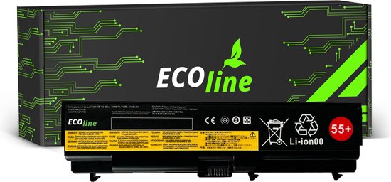 EcoLine - 42T4795 Batterie pour Lenovo ThinkPad T410 T420 T510 T520 W510 / 11,1 V 4400 mAh