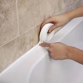 Bande d'étanchéité pour salle de bain et Cuisine - PVC autocollant - Étanchéité étanche - Tape adhésive - Douche - Bain et lavabo - 3,2 m - étanche