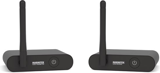 Foto: Marmitek subwoofer anywhere 640 wireless audio transmitter en receiver voor subwoofer