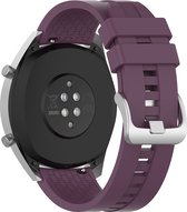 Strap-it Smartwatch bandje 22mm - extreme siliconen horlogeband geschikt voor Samsung Galaxy Watch 1 46mm / Galaxy Watch 3 45mm / Gear S3 Classic & Frontier - Amazfit GTR 47mm / GTR 2 / GTR 3 & 3 Pro / GTR 4 - OnePlus Watch - paars