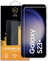 Samsung Galaxy S23 Plus (S23+) Screenprotector - MobyDefend Case-Friendly Gehard Glas Screensaver - Screen Protector - Glasplaatje Geschikt Voor Samsung Galaxy S23 Plus (S23+)