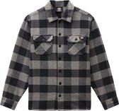 Dickies New Sacramento Lange Mouwen Overhemd Grijs S Man