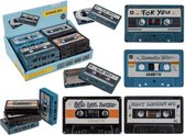 Cassette Tape Metalen Opbergblikje- 1 stuks, Willekeurig