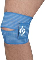 NIVIA Weight Lifting Knee Support (Blue, Free Size - Adjustable with Velcro) | Material - Neoprene | Pain Relief, Gym, Sports, Exercise, Workout, Cycling
