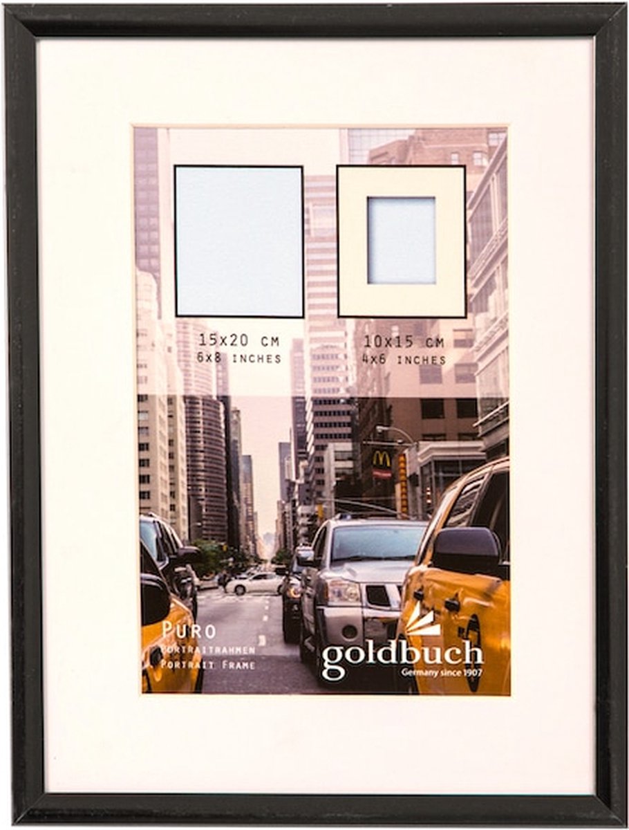 Goldbuch Fotolijst Puro - Grijs - 10x15 cm (15x20 cm)