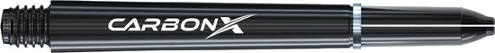 WINMAU - Carbon-X Tussenliggend Dartschahten - 1 sets per pakket (3 Dartschahten in totaal) van Winmau — afbeelding 3