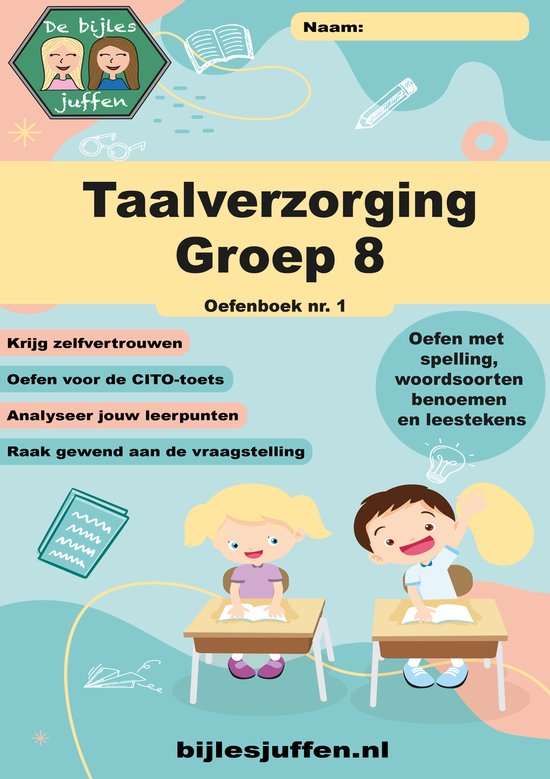 Taalverzorging Cito Oefenboek Groep De Bijlesjuffen Woordsoorten Spelling Bol