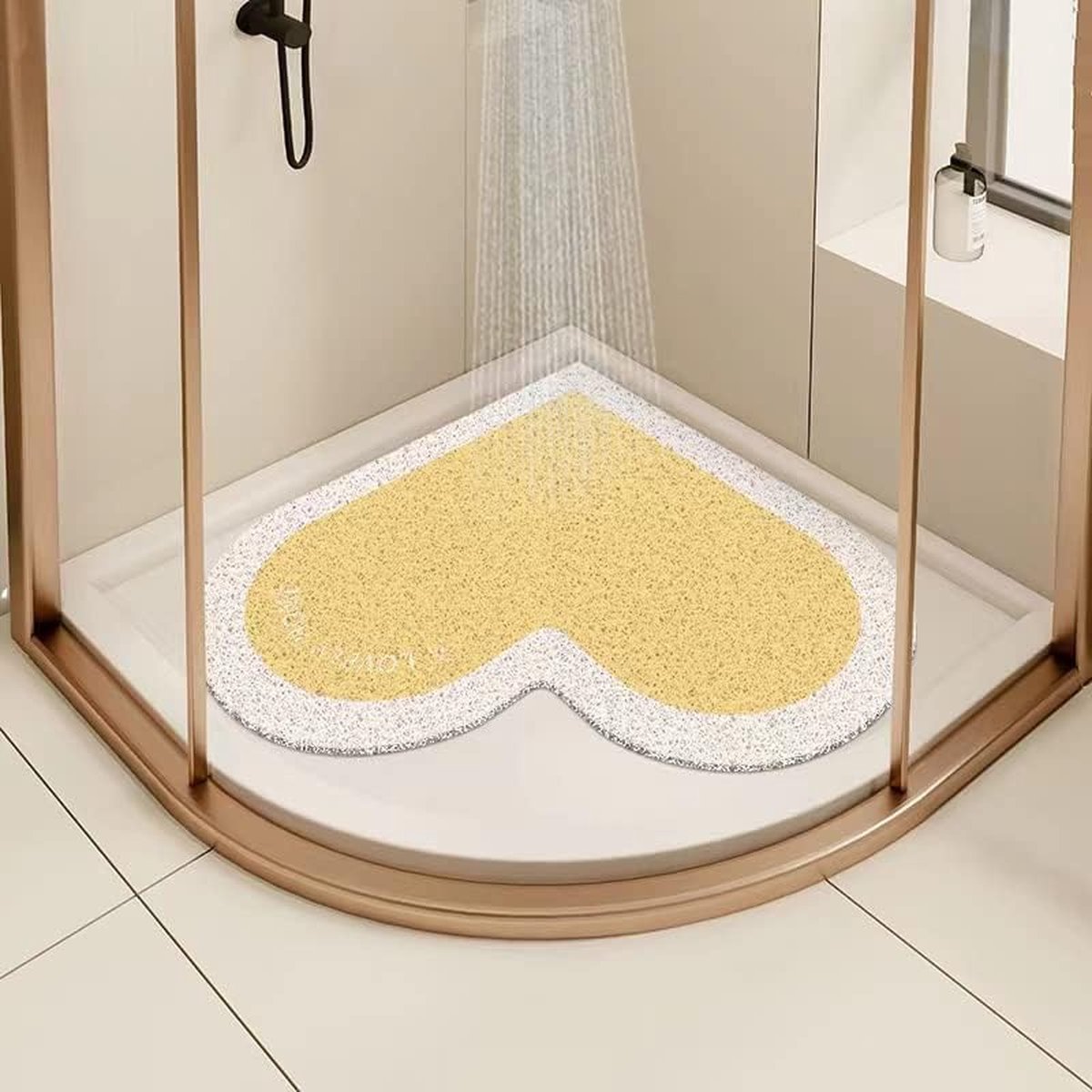 Tapis De Douche Antidérapant 60x60 Cm - Motif Mumérique, Massant, à Séchage Rapide Pour Salle De Bain