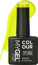 Mylee Gel Nagellak 10ml [You Had Me at Yellow] UV/LED Gellak Nail Art Manicure Pedicure, Professioneel & Thuisgebruik [Neon Range] - Langdurig en gemakkelijk aan te brengen