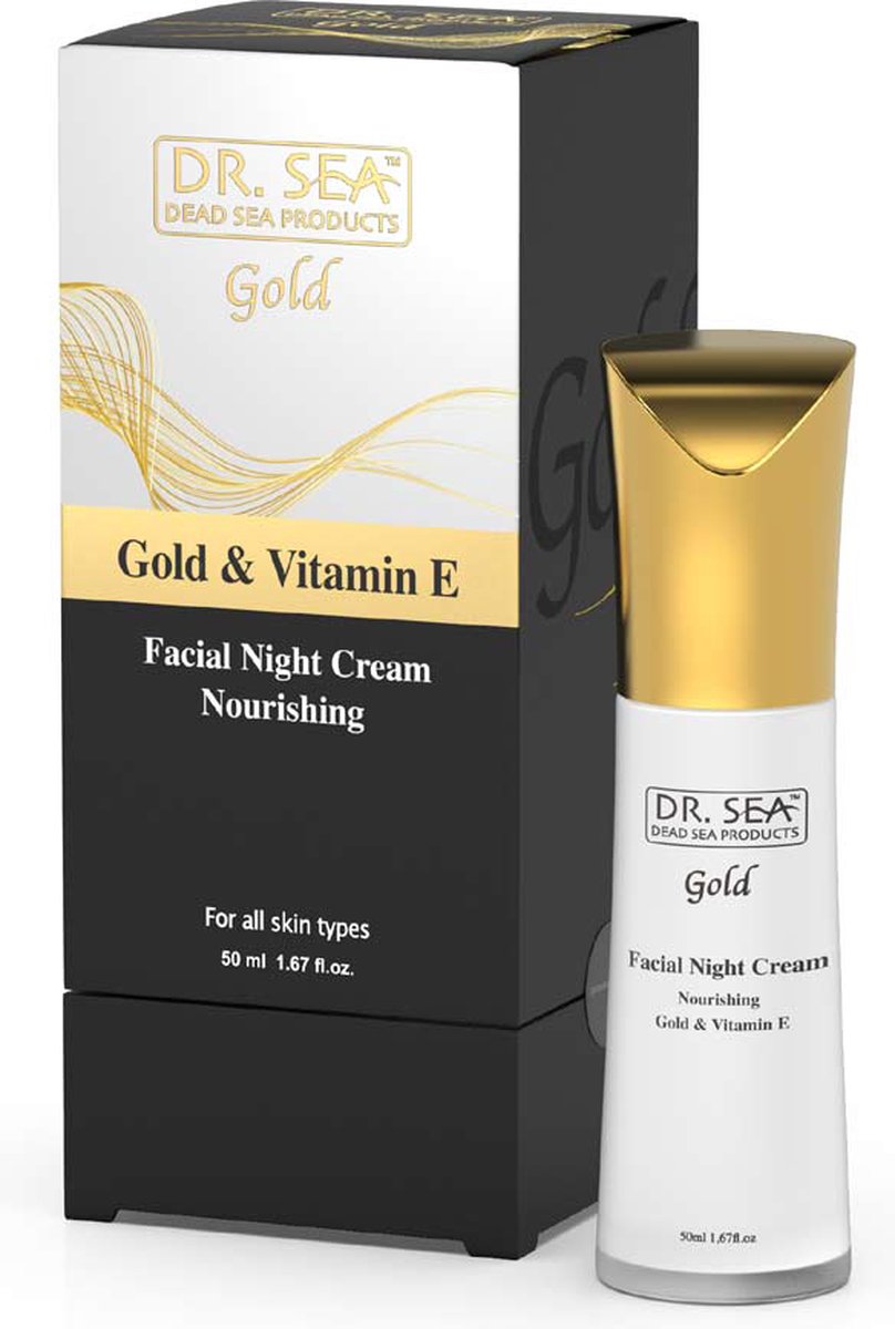 Dr.Sea Voedende nachtcrème met goud en vitamine E