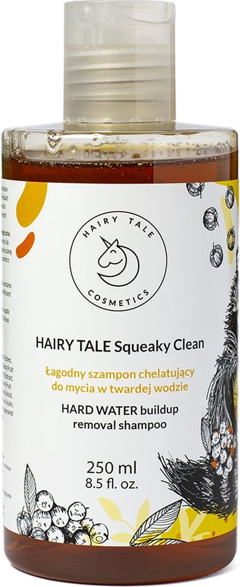 Squeaky Clean milde chelerende shampoo voor het wassen van hard water 250ml