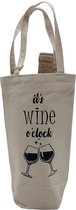 Gift print - It's wine o'clock - Wijntas - Wijn - Cadeau - Feest