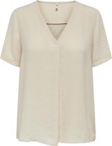 JDY JDYDIVYA LIFE S/S V-NECK TOP WVN DIA Dames Top - Maat XL