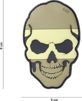 101 Inc Embleem 3D Pvc Skull Spanje Subdued  16025