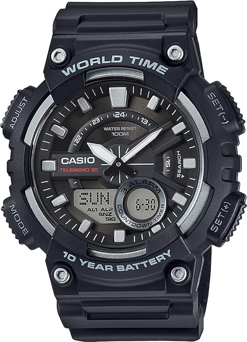 Casio AEQ-110W-1AVDF Multifunctioneel sporthorloge