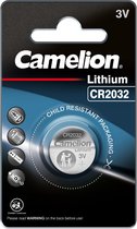 Camelion 130 01032 pile domestique Pile à usage unique CR2032 Lithium 3 V