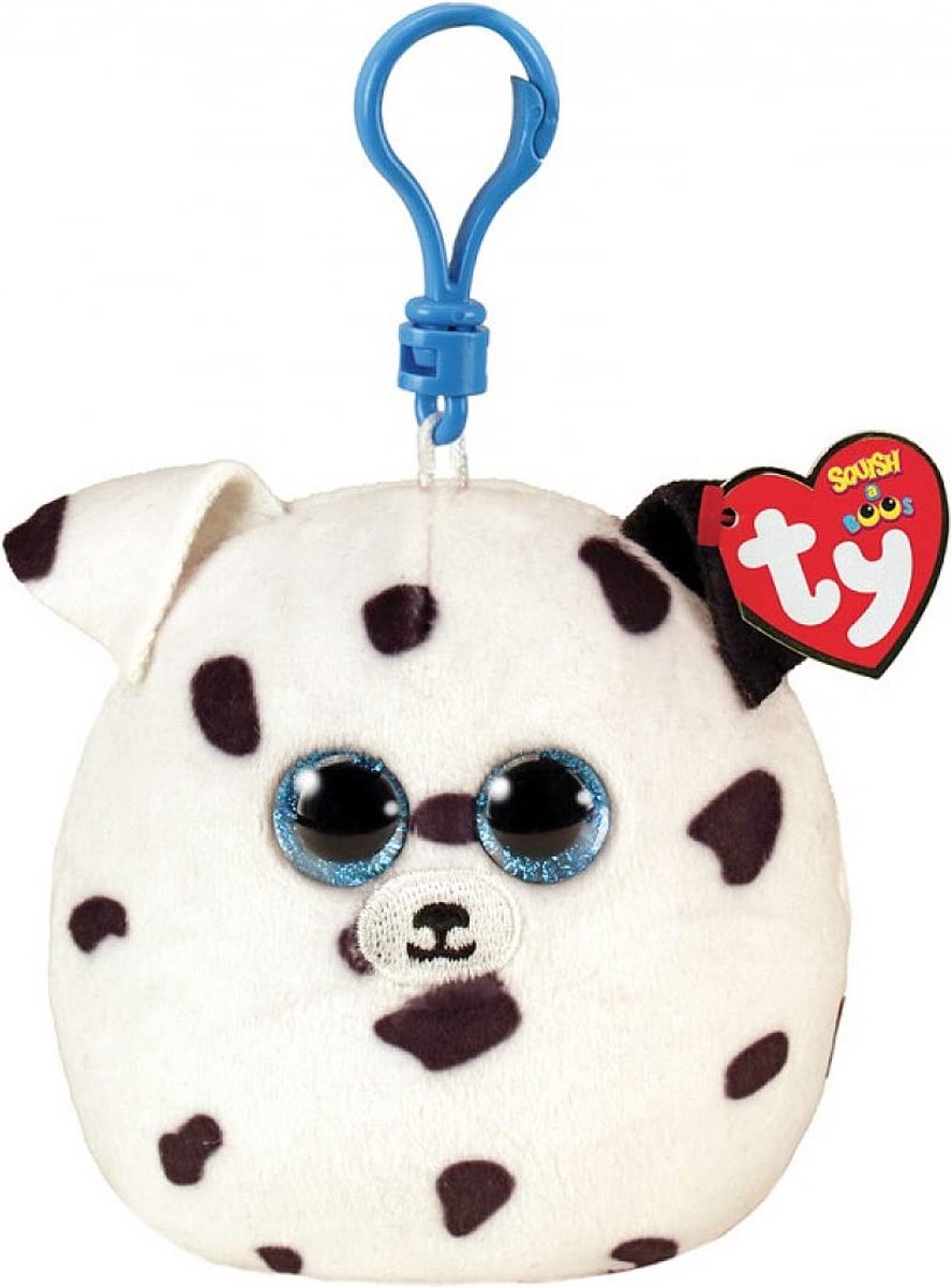 Ty Squish a Boo Clips Fetch Dog 8cm