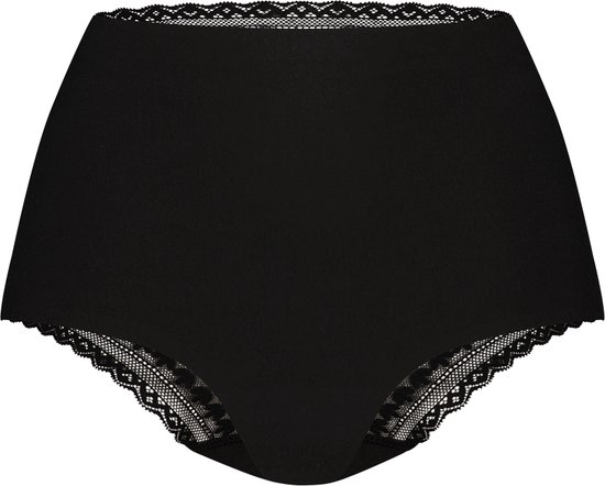 Ten Cate Secrets Katoen Hoge kanten dames slip S Zwart bol