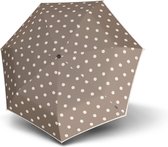 Knirps Parapluie T.020 Small Manual Dot Art Taupe Gris