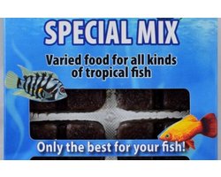 Ruto Special Mix diepvriesvisvoer in portieblister 100 gram | daphnia, rode muggenlarven & artemia Diepvries